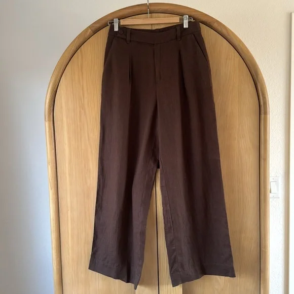 Madewell The Harlow Wide-Leg Pant in 100% Linen - Picture 6 of 12
